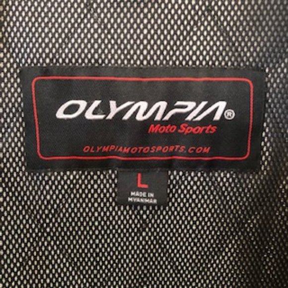 Olympia Moto Sports Motorcycle Jacket with Zip Out Liner - Picture 6 of 16